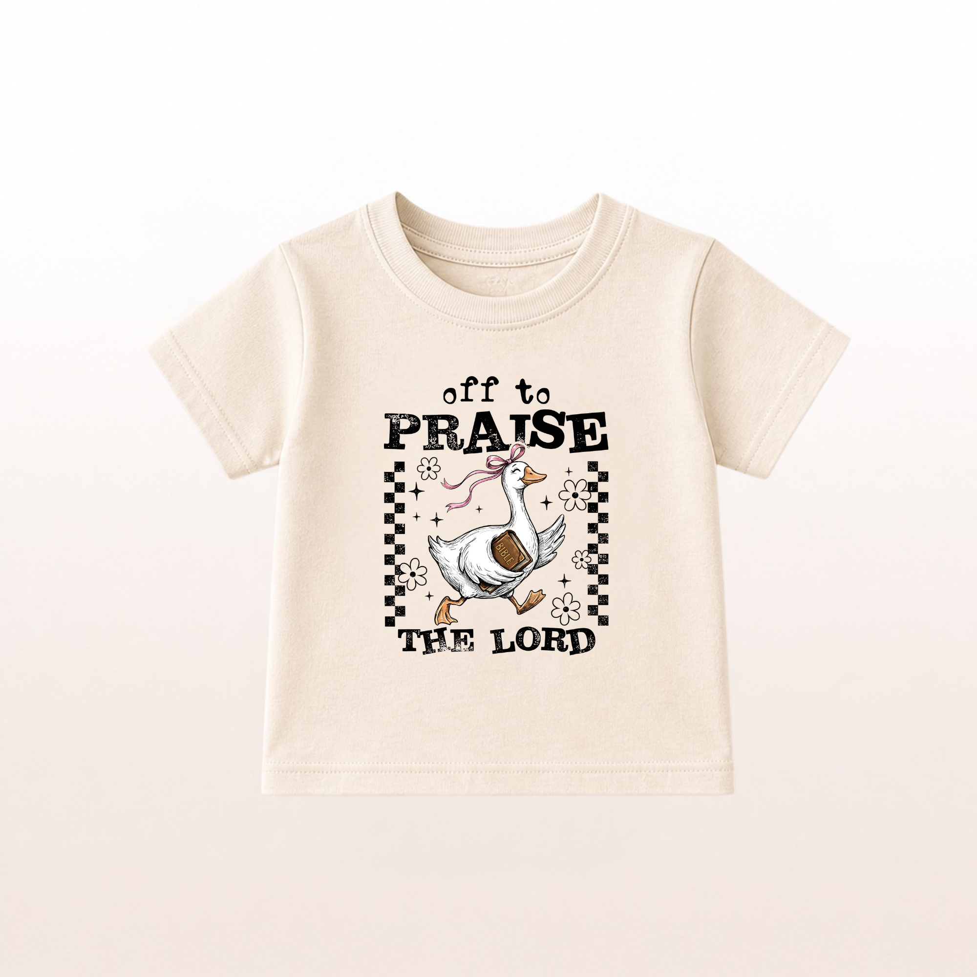 Off to Praise the Lord Toddler Tee by Lucy Lou & Emma Sue