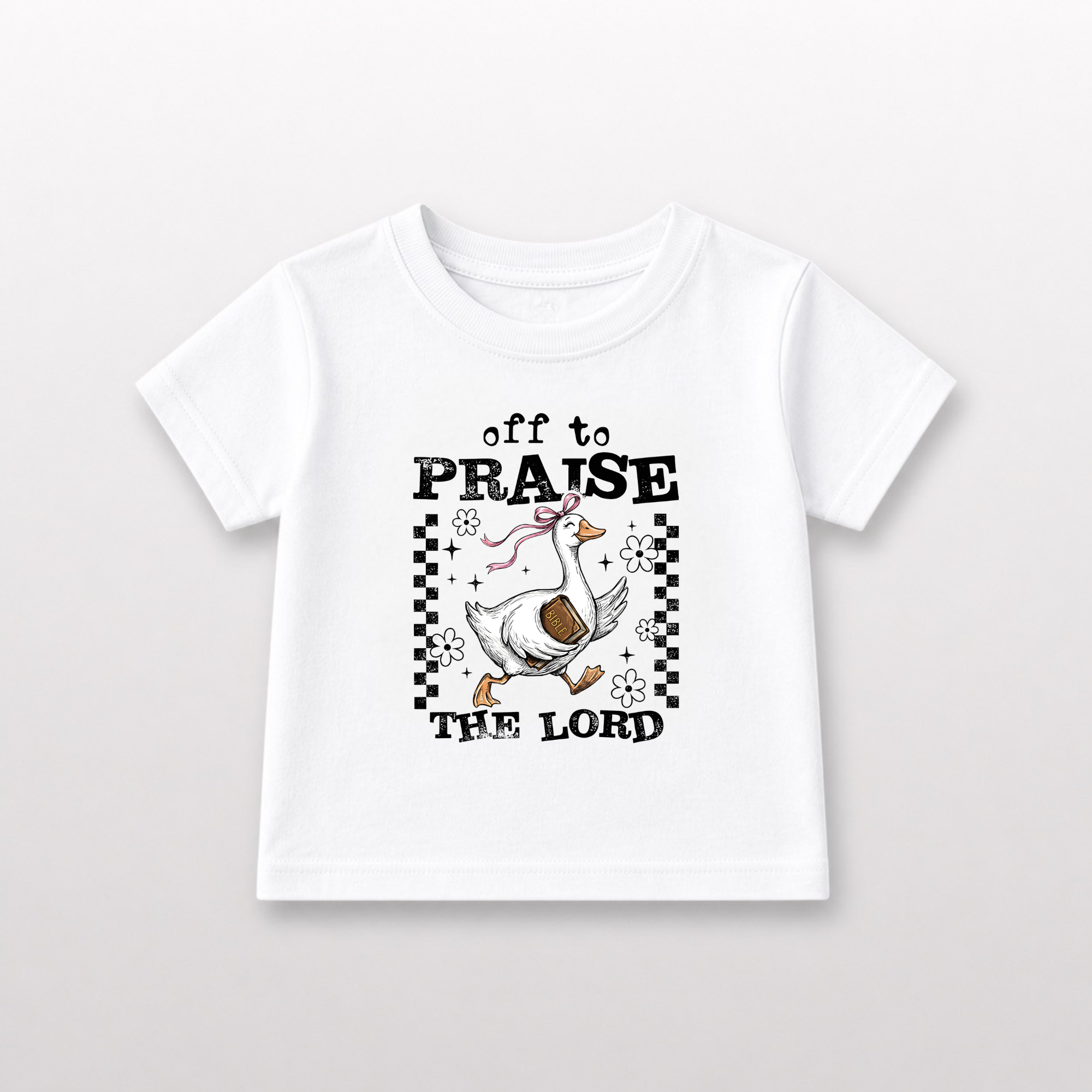 Off to Praise the Lord Toddler Tee by Lucy Lou & Emma Sue