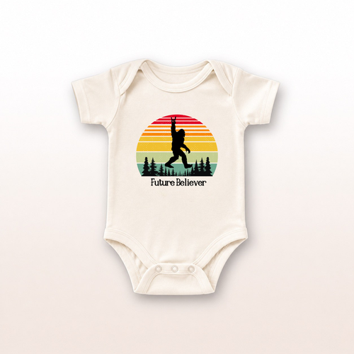 Bigfoot Baby Onesie by Lucy Lou & Emma Sue
