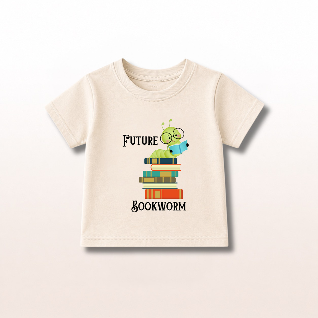 Future Bookworm Toddler Tee by Lucy Lou & Emma Sue