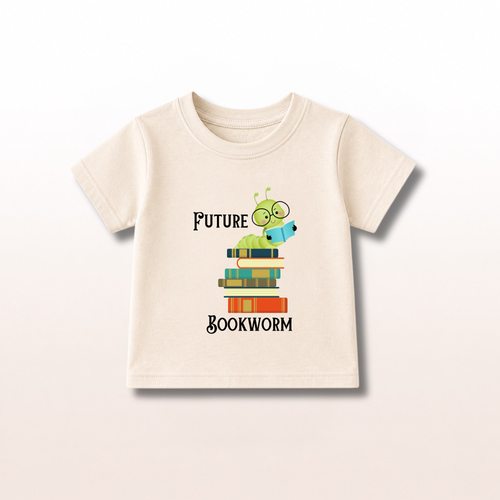 Future Bookworm Toddler Tee by Lucy Lou & Emma Sue