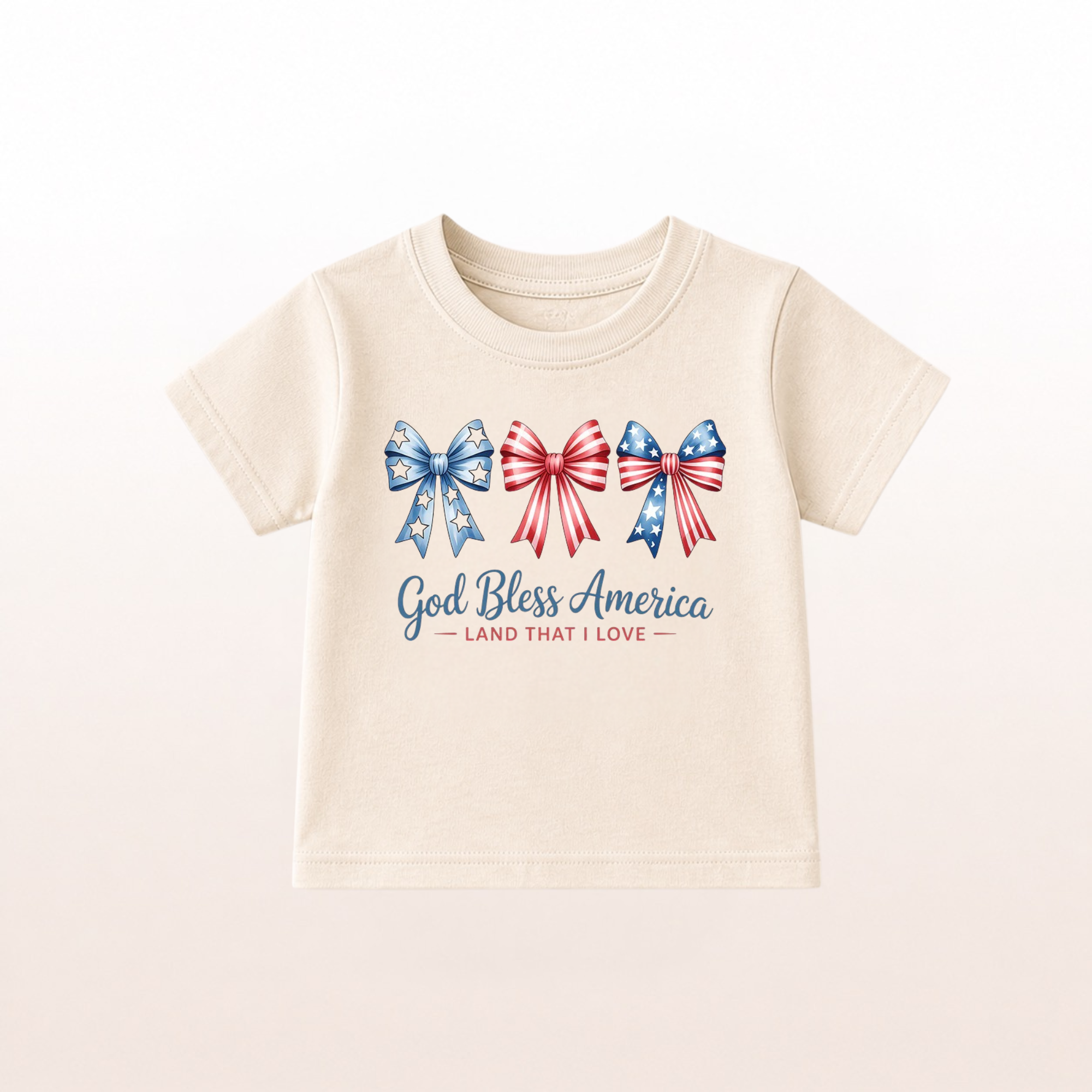 God Bless America Toddler T Shirt by Lucy Lou & Emma Sue
