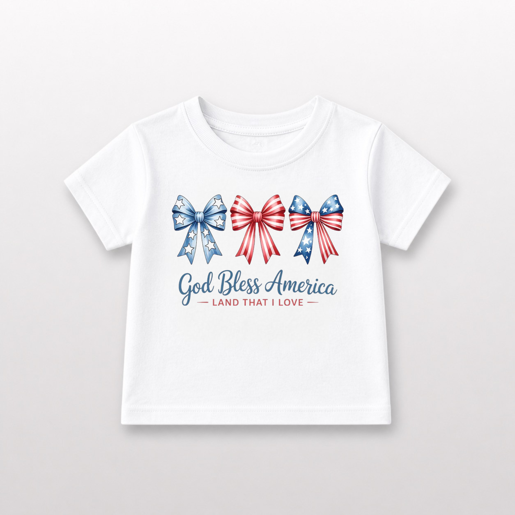 God Bless America Toddler T Shirt by Lucy Lou & Emma Sue