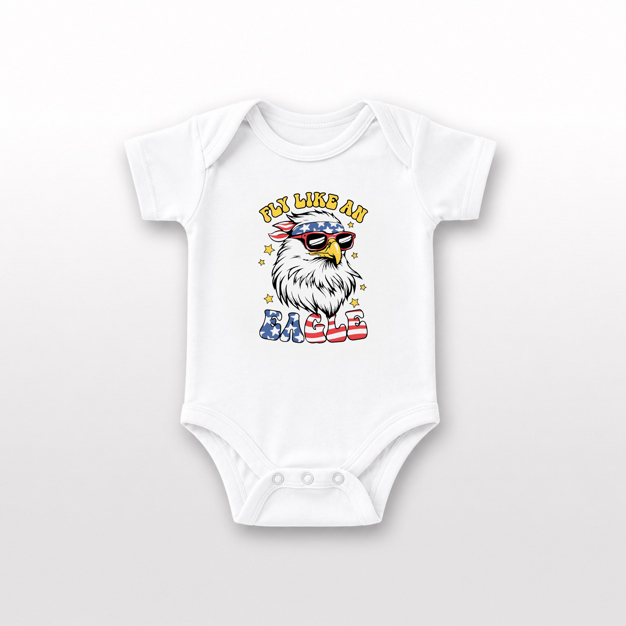 Fly Like an Eagle Baby Onesie by Lucy Lou & Emma Sue