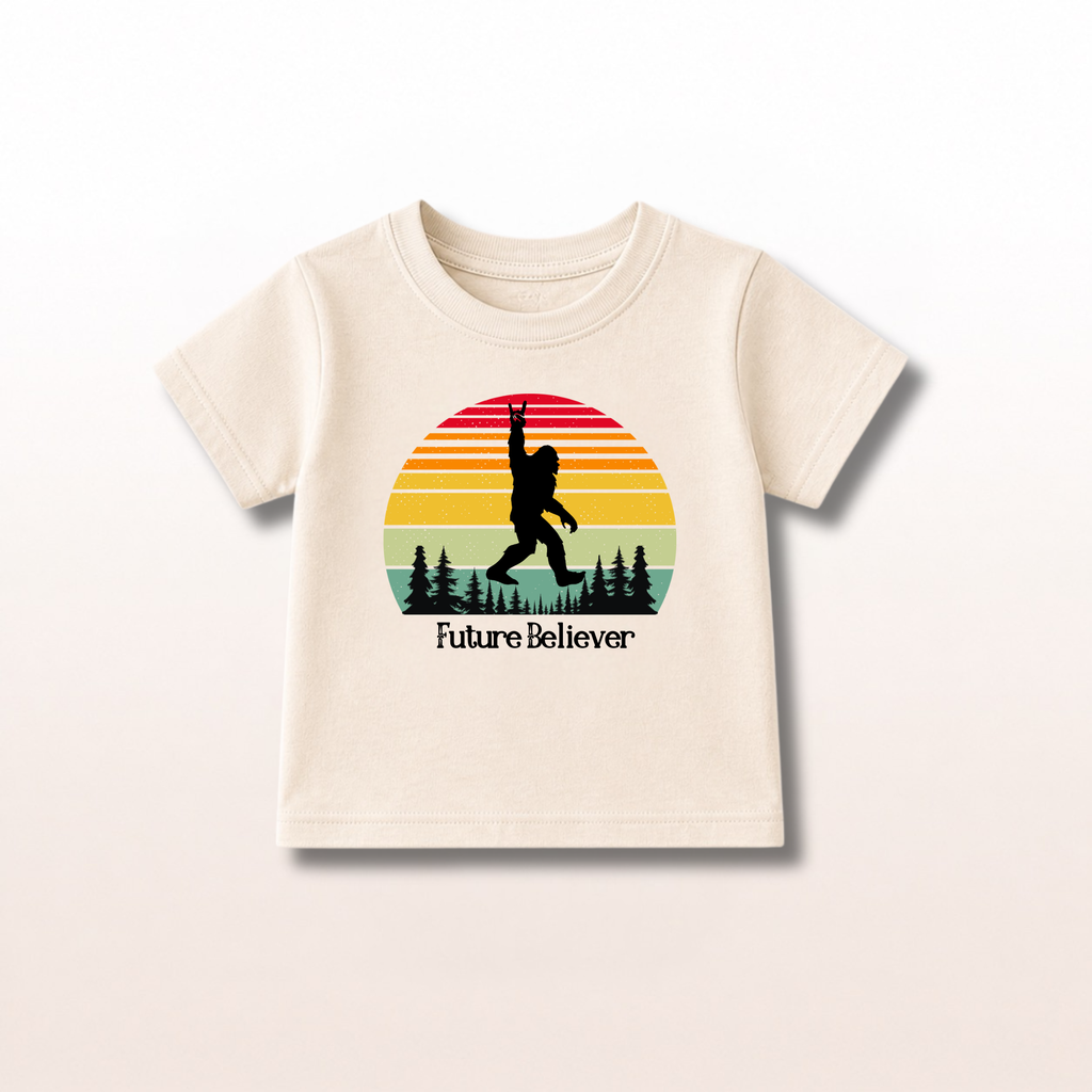 Bigfoot Sasquatch Toddler Tee by Lucy Lou & Emma Sue