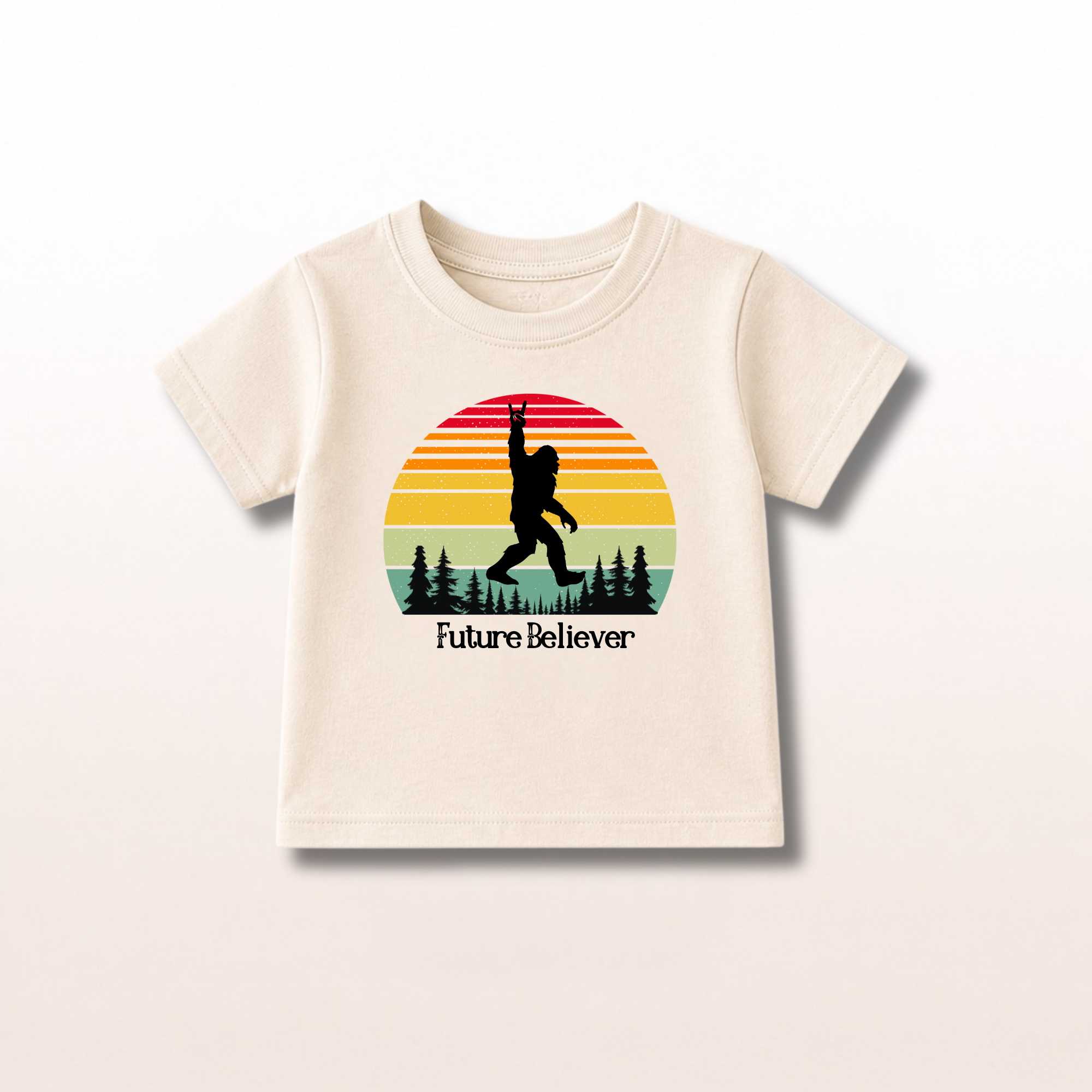 Bigfoot Sasquatch Toddler Tee by Lucy Lou & Emma Sue