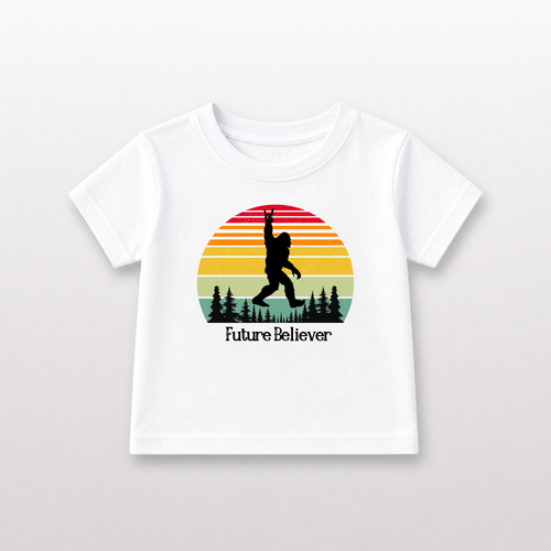 Bigfoot Sasquatch Toddler Tee by Lucy Lou & Emma Sue