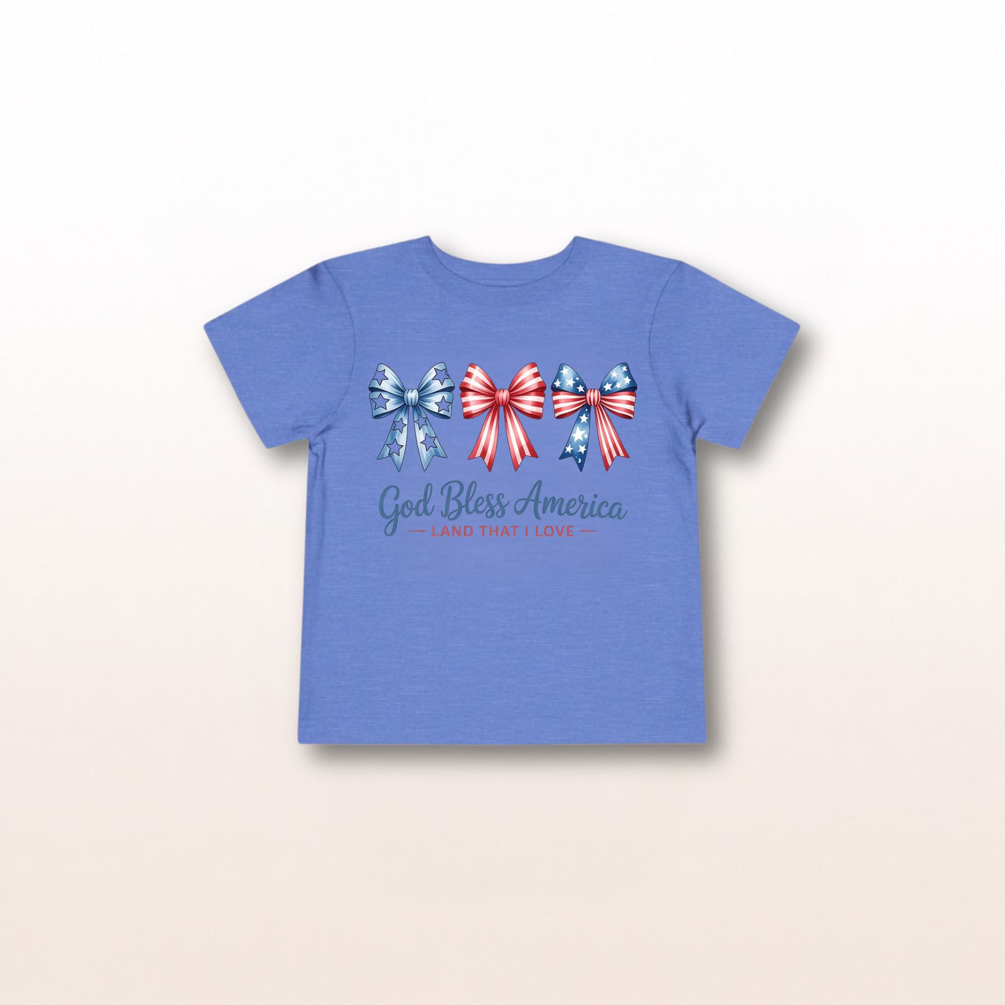 God Bless America Toddler T Shirt by Lucy Lou & Emma Sue