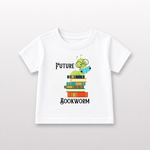 Future Bookworm Toddler Tee by Lucy Lou & Emma Sue