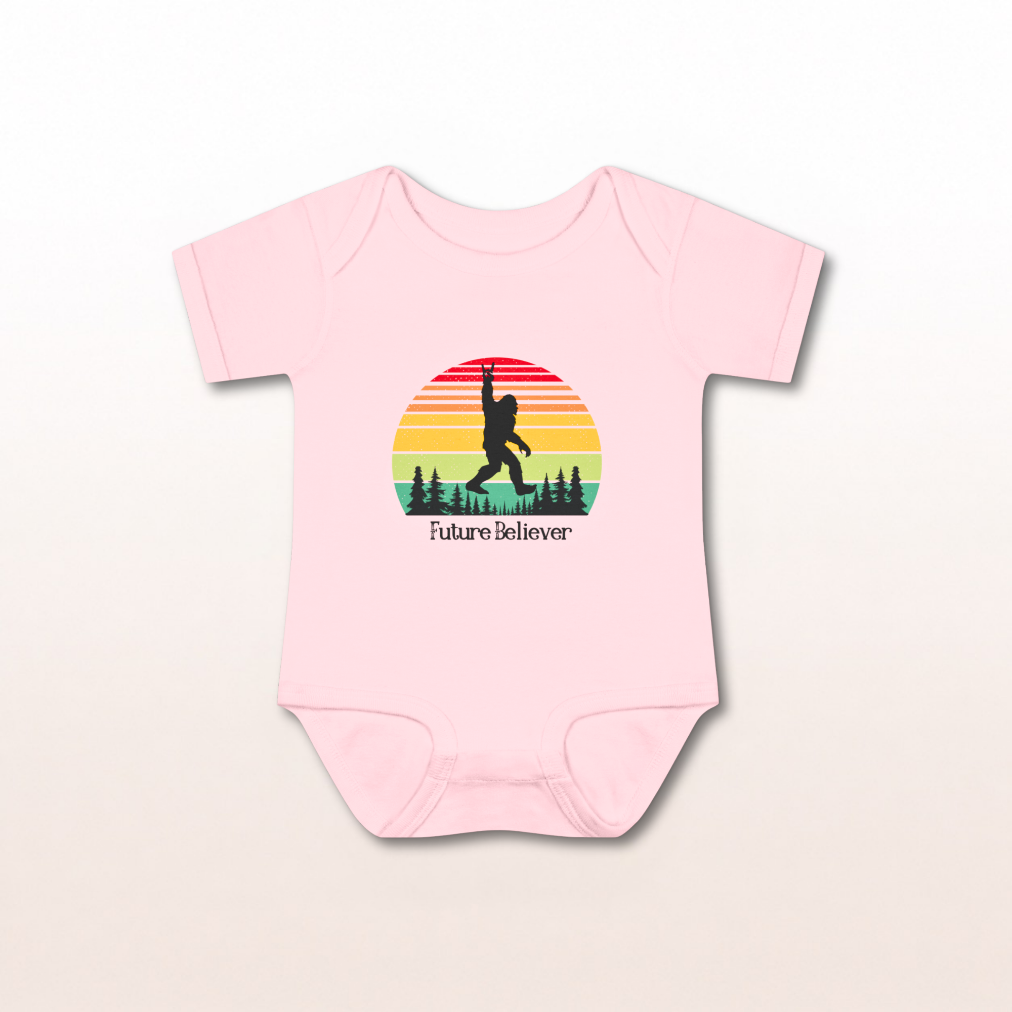 Bigfoot Baby Onesie by Lucy Lou & Emma Sue